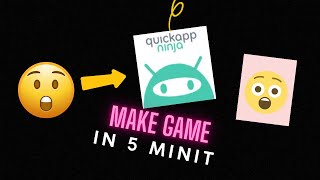 how to make a game in quick app ninja screenshot 2