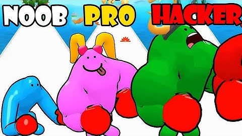 NOOB vs PRO vs HACKER - Punchy Race | Gameplay Walkthrough (Android,iOS)