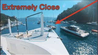 Super Yacht Departing Portofino - Onboard Footage