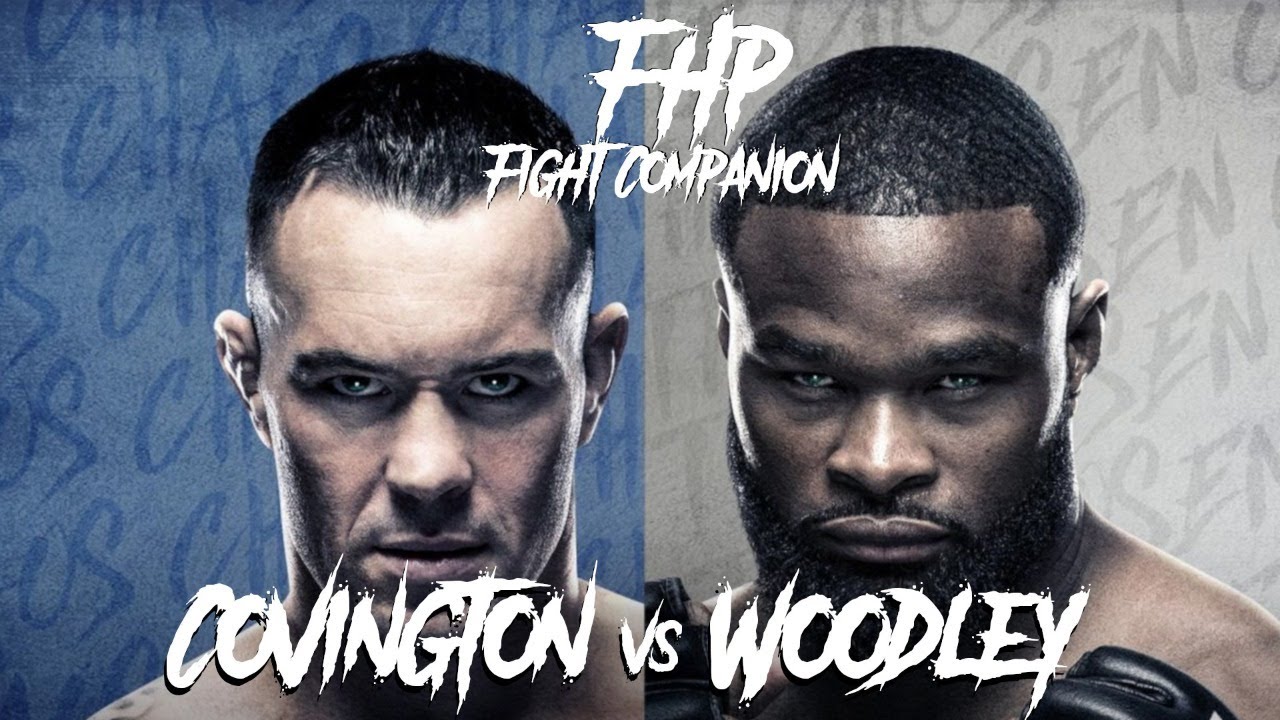 UFC Covington vs Woodley (Live Reactions!!) Fight Companion