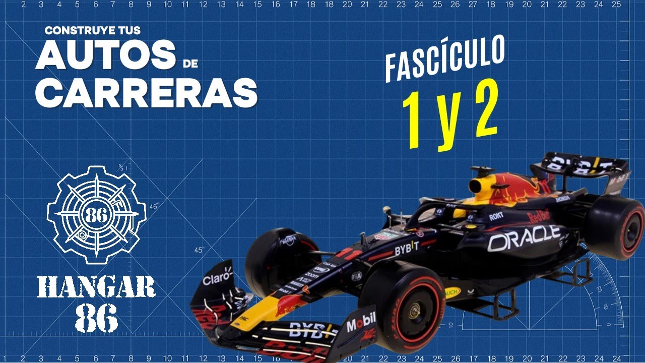 RB19 Red Bull 1:18 (Luppa) — Fasc. 1 y 2 | El modelo de Checo Pérez