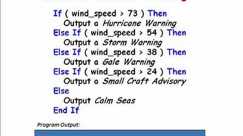 Cascading If Statements: PALMS v1.5