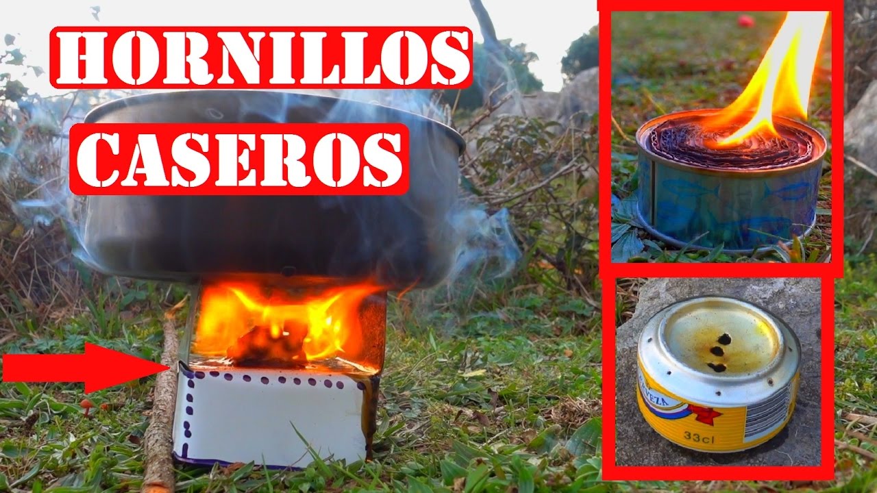 Cómo Hacer 3 Hornillos Caseros Para Camping O Supervivencia 