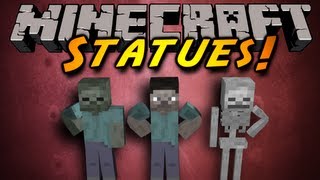 Minecraft Mod Showcase : STATUES!