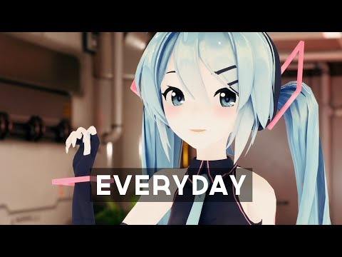 【MMD】Everyday - Perfume / Sour Miku