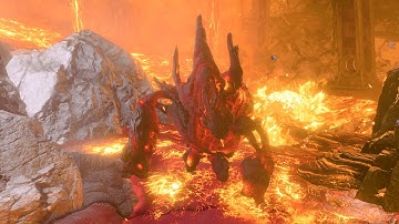 Baldurs Gate 3 Lava Elemental Boss Fight Solo Gameplay (4K Patch 8)