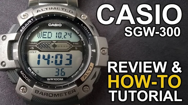Casio SGW-300 - Review & Detailed How-To Tutorial on module 3202