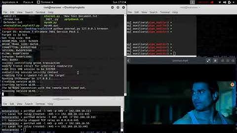 How To Pivot Through a Network with Metasploit - POC #metasploitframework #eternalblue  #kalilinux