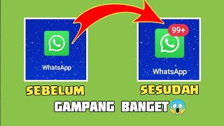 Cara menampilkan notifikasi angka di icon Whatsapp | notifikasi angka di wa tidak muncul