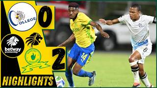 Orbit College vs Mamelodi Sundowns All Goals & Extended Highlights| Comfortable win for Sundowns!!