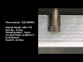 Simultaneous threading and drilling on hardened steels by EDT-TH[English Subtitles]