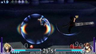 DISSIDIA FINAL FANTASY  - Cloud (AC) VS Butz