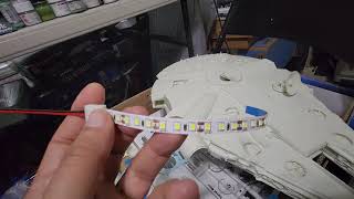 MPC Star Wars Millennium Falcon 1:72 scale model kit Part 1: in Progress