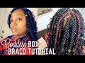 **HIGHLY REQUESTED** Medium Goddess Box Braids Tutorial | Beginner Friendly Step by Step | jusDenyse