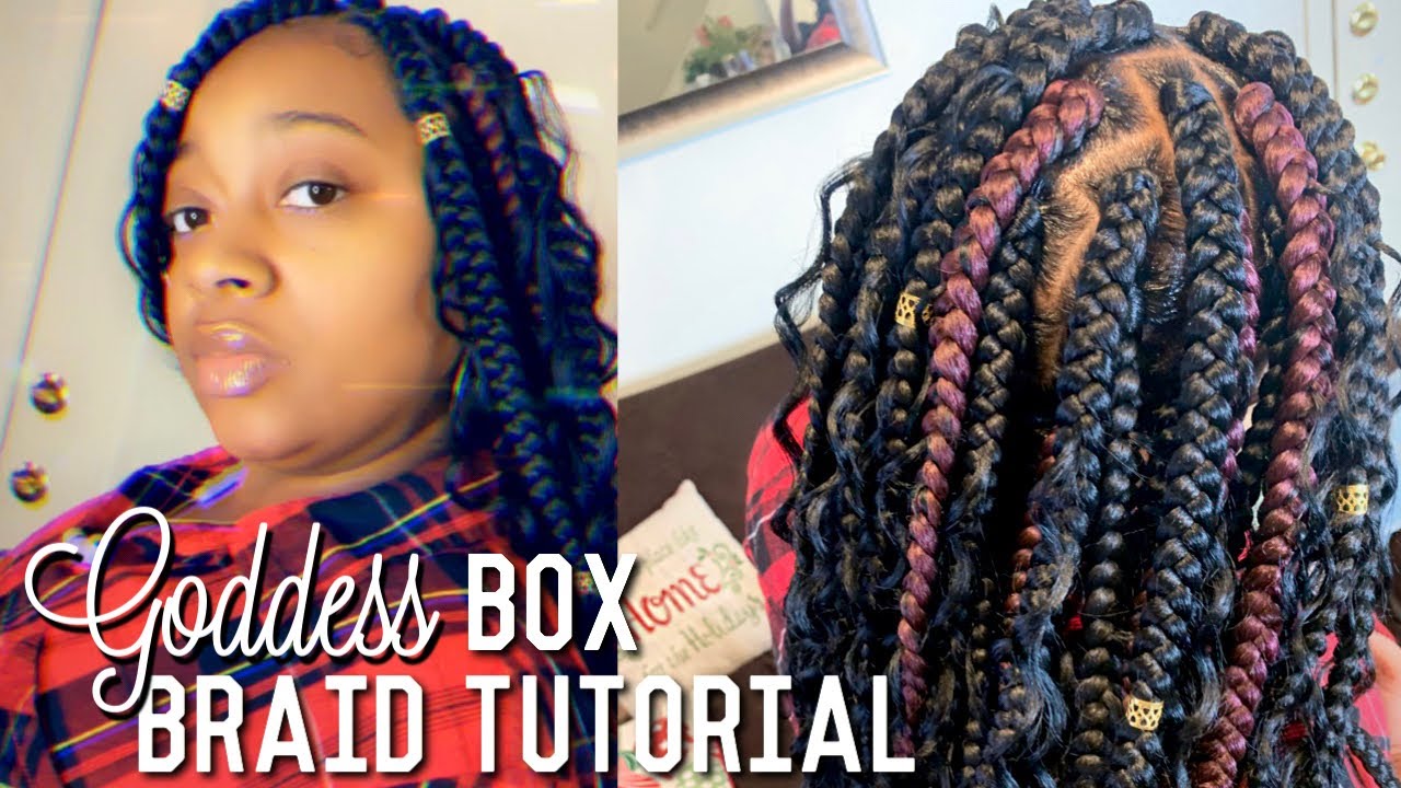 **HIGHLY REQUESTED** Medium Goddess Box Braids Tutorial | Beginner ...