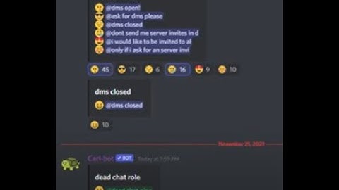 how to make reaction roles 2021 (with carl bot}