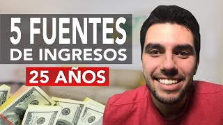Como Construí 5 Fuentes De Ingreso a Mis 25 años  💸  (Cada Una $500 Por MES!)