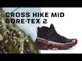 官方直營 Salomon 女 CROSS HIKE 2 Goretex 中筒登山鞋 野跑鞋 碳黑/火石灰/珍珠藍 product youtube thumbnail