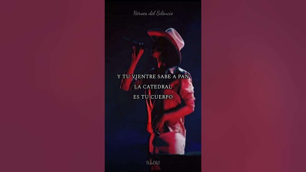 La chispa adecuada - Héroes del Silencio (con letra). La chispa adecuada - Héroes del Silencio (con letra).