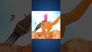 A vortex appears as Etemon is defeated