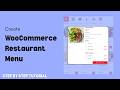 Turn WooCommerce into Online Ordering Restaurant Menu