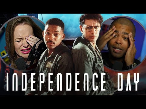 INDEPENDENCE DAY MOVIE REACTION - THRILLS, CHILLS, AND JUMP SCARES! - FIRST TIME WATCHING - REVIEW