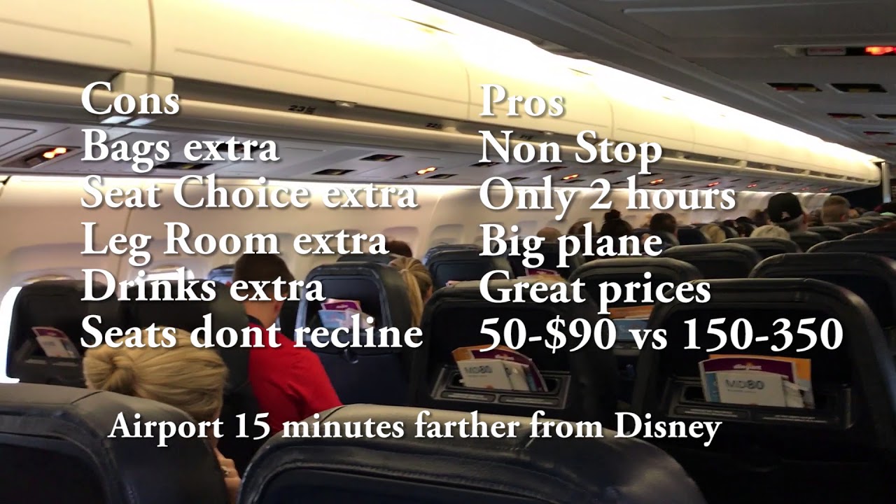 My $50 Non Stop flight Little Rock to Orlando Florida