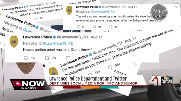 Lawrence PD uses Twitter to engage community