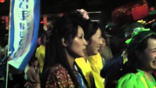 盛岡さんさ踊りパレード20150802直後の岩手まるごとおもてなし隊