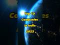 Top 10 companies in india 2023  richest company in india