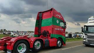 trucks leaving truckfest Lincoln 6.5.24