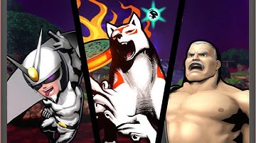 Requested ULTIMATE MARVEL VS. CAPCOM 3 Amaterasu/Viewtiful Joe/Haggar Arcade Gameplay