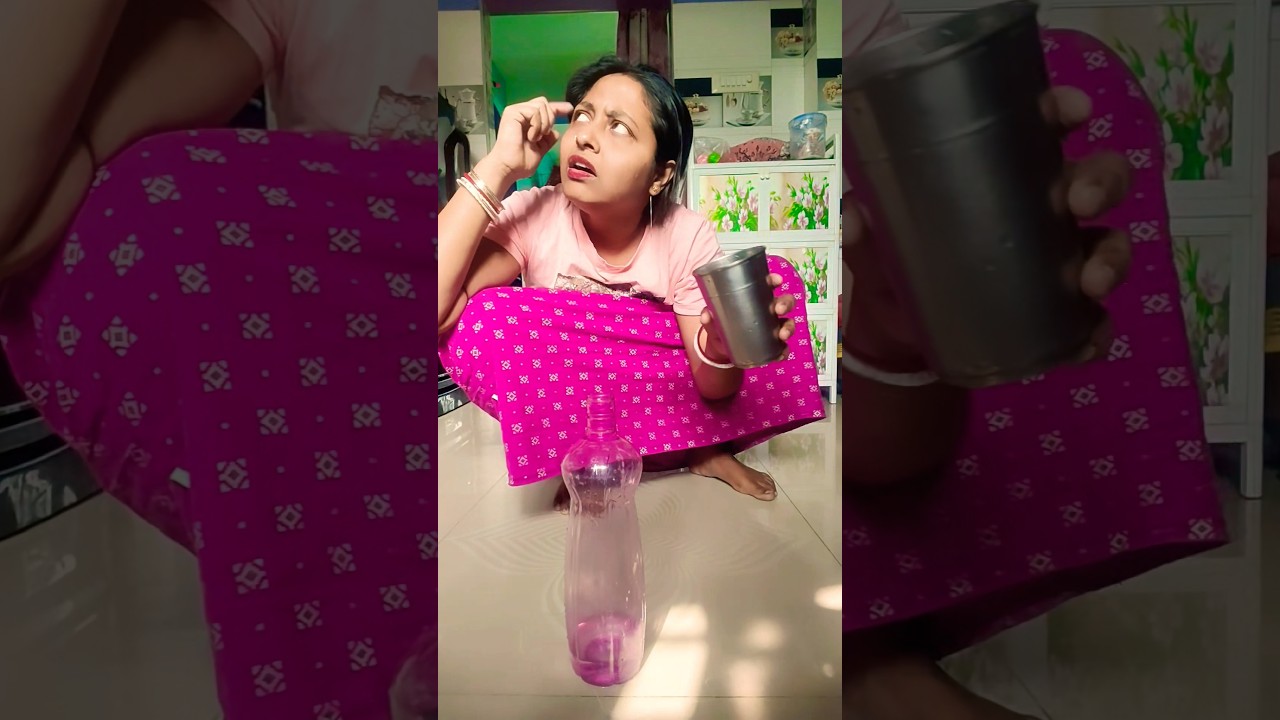 survival skills: easy method saving water transfer to bottle 