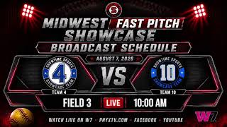 2026 SHOWTIME SPORTS MIDWEST FAST PITCH SHOWCASE TEAM 4 VS TEAM 10 FIELD 3