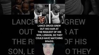 Dad-and-son braid goals: Lance &amp; Lennon's matching hair moment#lancegross#shorts #viral