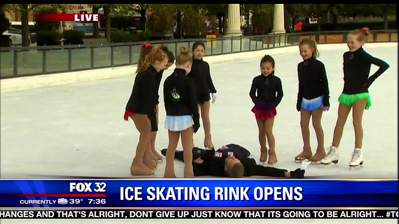 News Reporter Bust His Head Ice Skating (11/15/13) YouTube