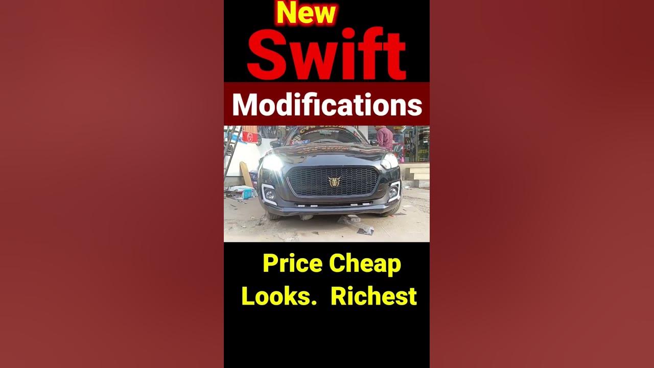 New Swift 2023 Sporty Look Modification Swift Black Modified in