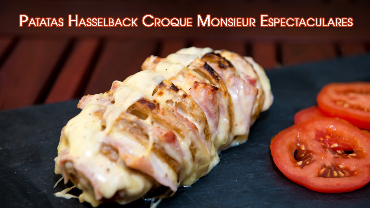 Patatas Hasselback Croque Monsieur Espectaculares