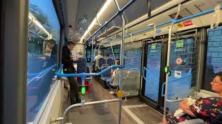 Поездка на электробусе КамАЗ 6282 №8011 по 15 маршруту от «ЖД Вокзал» до «ТЮЗ» (г. Волгоград)