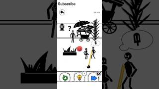 Save Stick Man Brain Draw Line pt22 #ytshorts