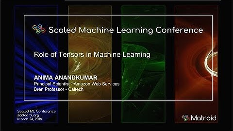 Anima Anandkumar - Role of Tensors in Large-Scale Machine Learning