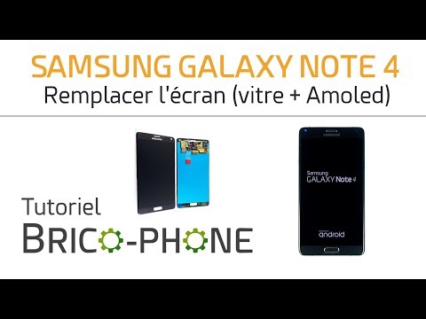 Tutoriel Samsung Galaxy Note 4 : remplacer l&rsquo;écran (vitre + Amoled)