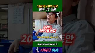 외교력 티어 비교 한국 VS 일본 #유시민 #관세협상 #일본 #미국 #이재명 #이재명정부 #외교부 #외교부장관
