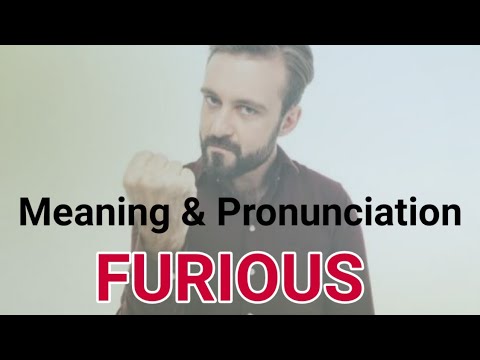 Furious Meaning In Hindi| Furious Meaning| Meaning Of Furious| Vocabulary English