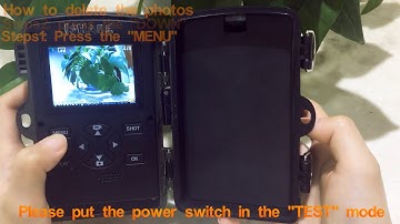 How to display and delete the photos ISHARE Trail Camera