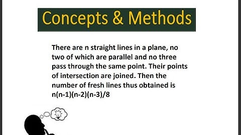 There are n straight lines in a plane, no two of which are parallel, and no three pass through the s