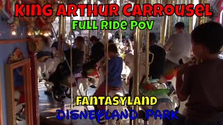 King Arthur Carrousel POV at Disneyland Park