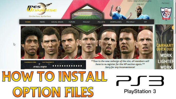 pes-modif: PES 2014 Option File PC Real Names and Logos