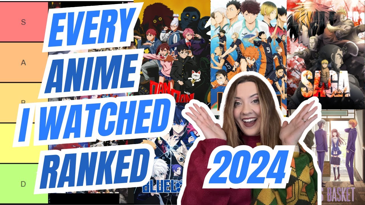 I Watched THIRTY New Anime Shows in 2024 | Anime Tier List - YouTube