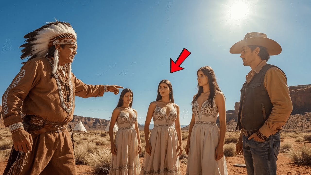 Cuando el jefe apache dijo 'O eliges a una de mis hijas, o mueres', el vaquero se quedó paralizado.